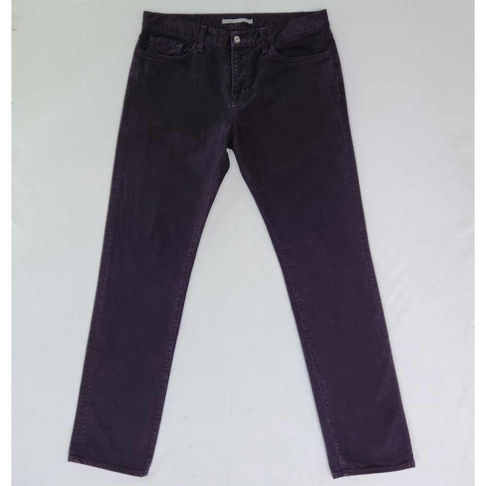 Vince 5 Pocket Twill Jeans Men 34x34 Plum Purple Button Fly USA Made DM109A-2114